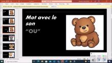 mots avec le son ou 